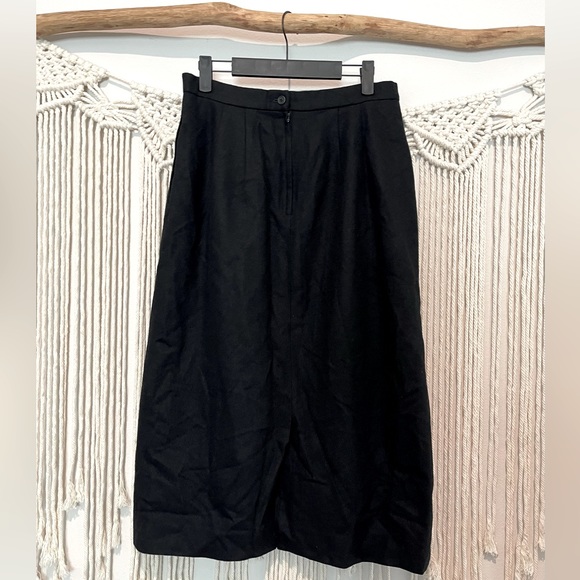 Vintage JP Collection Wool Pencil Skirt W/ Pockets Sz 14 - Picture 2 of 6